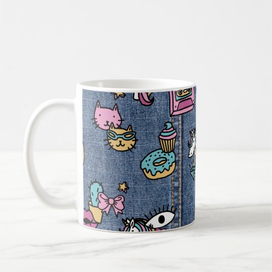 Einhornpatronen Kaffeetasse (Links)