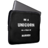 Einhornpferde Laptopschutzhülle (Vorne Rechts)