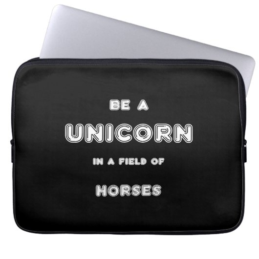 Einhornpferde Laptopschutzhülle (Vorderseite)