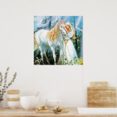 Einhornplakat Poster (Küche)