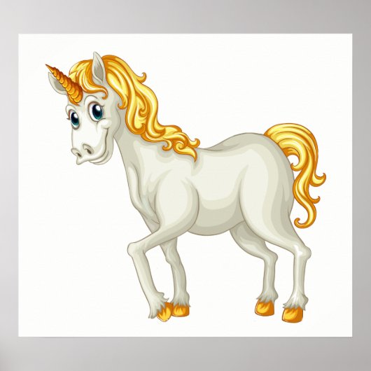 Einhornplakat Poster (Vorne)