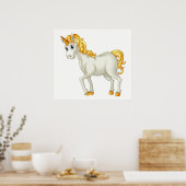 Einhornplakat Poster (Küche)
