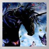 Einhornplakat Poster (Vorne)