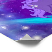 Einhornposter poster (Ecke)