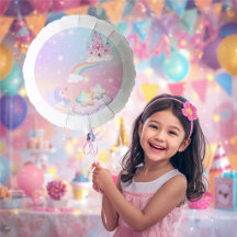Einhornprinzessin-Balloons in Pastellfarben