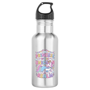 Einhornprinzessin des Einhorn-Königreichs Charmant Edelstahlflasche
