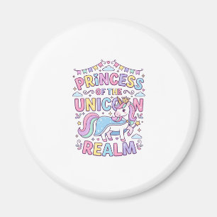 Einhornprinzessin des Einhornreichs Charmantes POD Magnet