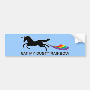 Einhornregenbogen Autoaufkleber