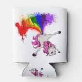 Einhornregenbogen-Furz Dosenkühler (Rückseite)