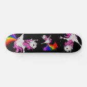 Einhornregenbogen-Furz Skateboard (Horizontal)