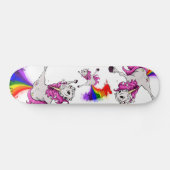 Einhornregenbogen-Furz Skateboard (Horizontal)