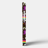Einhornregenbogen scherzt Hintergrundpferd Case-Mate iPhone Hülle (Rückseite / Links)