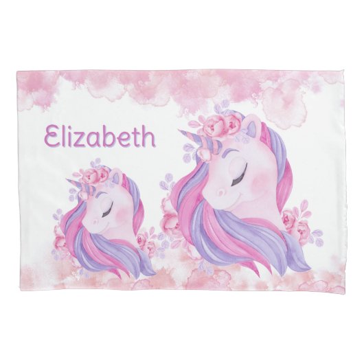 Einhorns! Mit diesem Brauch die Magie des Bettes m Kissenbezug (Vorderseite)