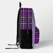 Einhornschädel und Kreuzknochen Bedruckter Rucksack (Links)