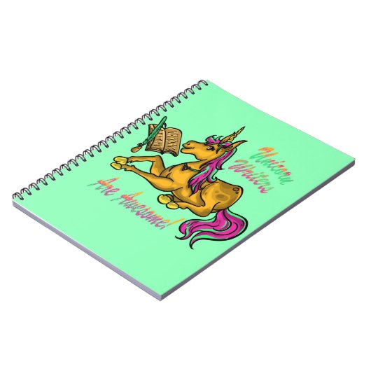 Einhornschriftsteller sind Phantastisch Notizblock (Linke Seite)