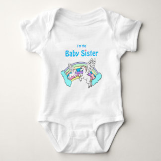 Einhornschwester Baby Strampler