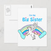 Einhornschwester Postkarte (Vorne/Hinten)