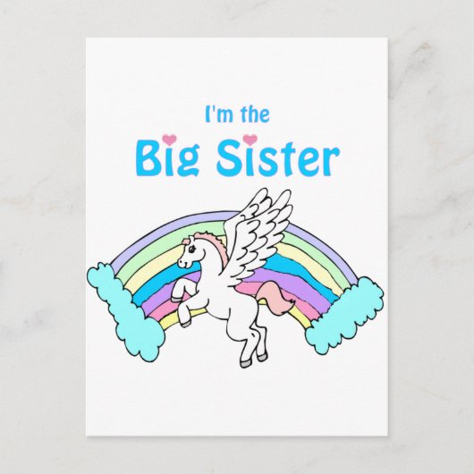 Einhornschwester Postkarte (Vorderseite)
