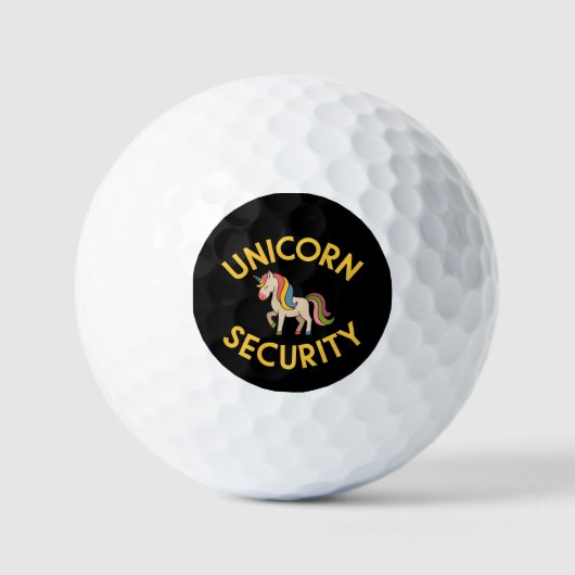 Einhornsicherheit: Behalt der Magic Safe mit einer Golfball (Vorderseite)