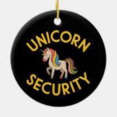 Einhornsicherheit: Behalt der Magic Safe mit einer Keramik Ornament (Hinten)