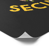 Einhornsicherheit: Behalt der Magic Safe mit einer Poster (Ecke)