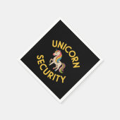 Einhornsicherheit: Behalt der Magic Safe mit einer Serviette (Ecke)