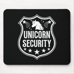 Einhornsicherheit Geburtstag Halloween Kostüm Kind Mousepad