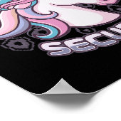 Einhornsicherheit Poster (Ecke)