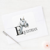 Einhornsieb-Schlüsselanhänger Quadratischer Aufkleber (Umschlag)