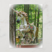 Einhornstatue Postkarte (Vorderseite)