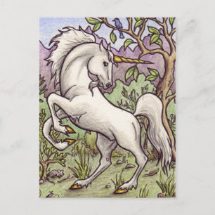 Einhorntanzpostkarte Postkarte