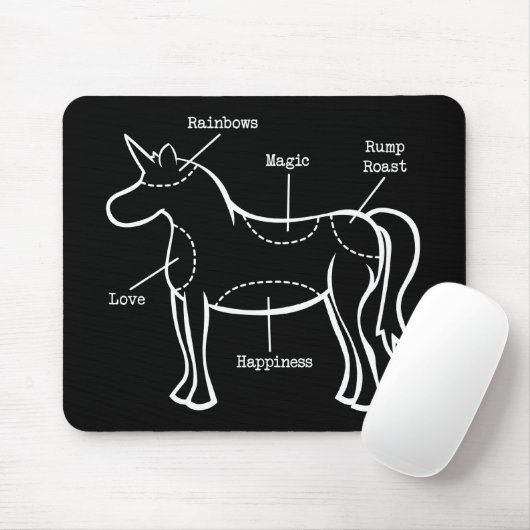 Einhornteile Mousepad (Mit Mouse)