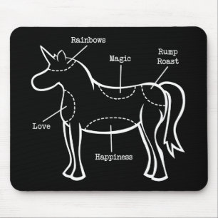 Einhornteile Mousepad