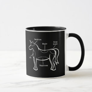 Einhornteile Tasse