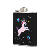 Einhorntiere im All Flachmann (Links)