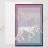 Einhornträume Briefpapier (Vorne/Hinten)