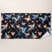 Einhornträume Strandtuch (Vorderseite)