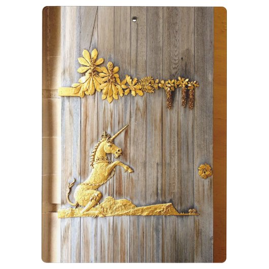 Einhorntür - Holyrood Klemmbrett (Rückseite)