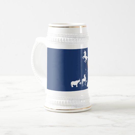 Einhornursprung Bierglas (Vorderseite Links)