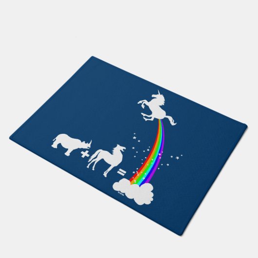Einhornursprung Fußmatte (Schrägansicht)