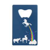 Einhornursprung Geldkarten Flaschenöffner (Rückseite)