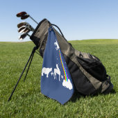 Einhornursprung Golfhandtuch (Gras)