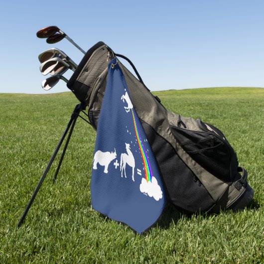 Einhornursprung Golfhandtuch (Gras)