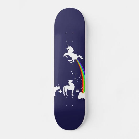Einhornursprung Skateboard (Vorderseite)