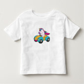 Einhornwagen Kleinkind T-shirt (Vorderseite)