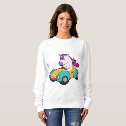 Einhornwagen Sweatshirt (Vorne ganz)
