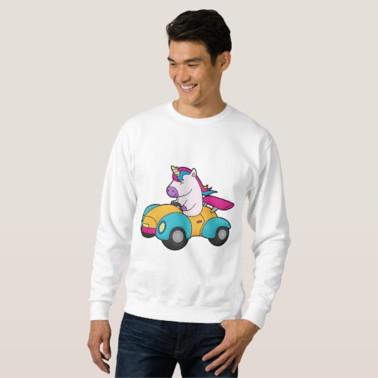 Einhornwagen Sweatshirt (Vorne ganz)