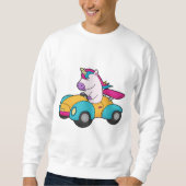 Einhornwagen Sweatshirt (Vorderseite)