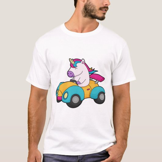 Einhornwagen T-Shirt (Vorderseite)