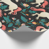 Einhornwald Geschenkpapier (Ecke)